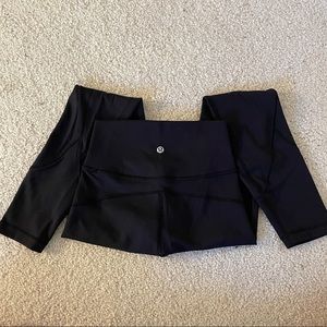 Black Lululemon In Movement Tight